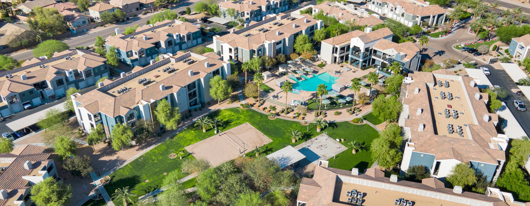 aerial view of community | The Cooper 202