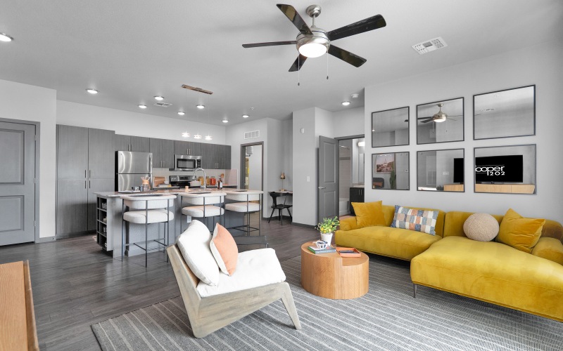 spacious living space | The Cooper 202