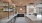 a large kitchen with a large counter
