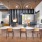 a clubhouse lounge area with a bar area